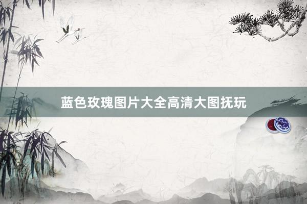 蓝色玫瑰图片大全高清大图抚玩